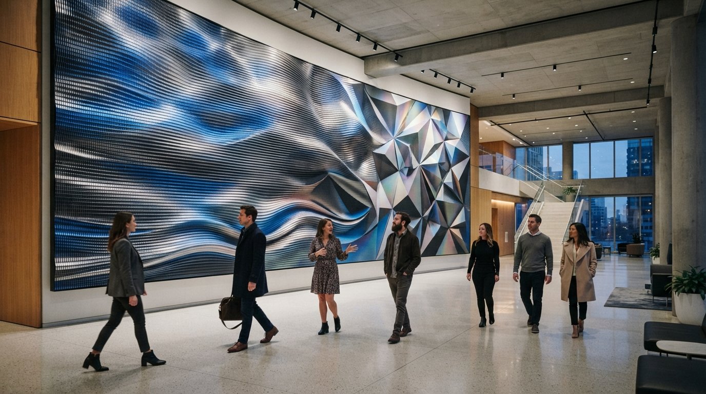 3D Lenticular Wall Art: The Definitive Guide to Large-Scale Motion Installations