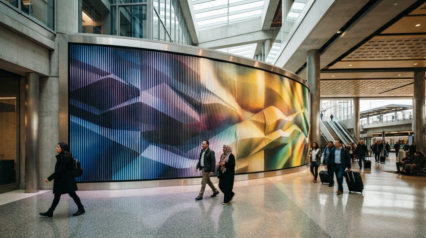 Interactive Architectural Art: Transforming Static Surfaces into Dynamic Experiences